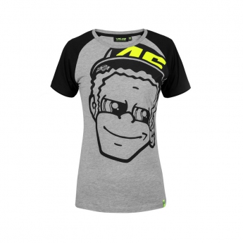 Valentino Rossi дамска тениска VR46 classic grey head