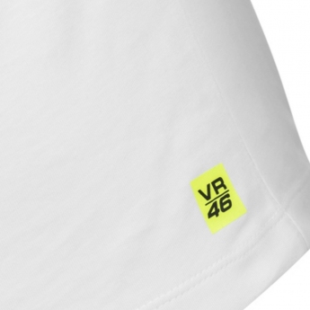 Valentino Rossi мъжка тениска white logo VR46 black Core