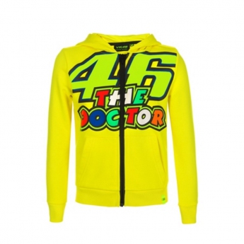 Valentino Rossi детски суитшърт с качулка yellow Classic The Doctor 2019