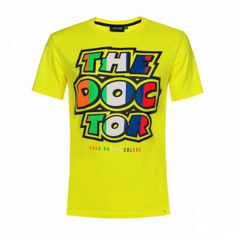 Valentino Rossi мъжка тениска yellow Classic racing colors 2019