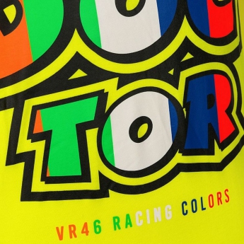 Valentino Rossi мъжка тениска yellow Classic racing colors 2019