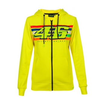 Valentino Rossi дамска тениска yellow Classic (Stripes) 2019