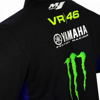 Valentino Rossi мъжка поло тениска VR46 - Yamaha black 2019