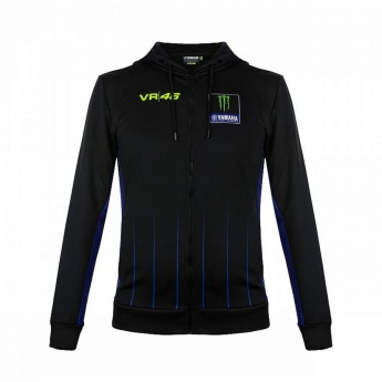 Valentino Rossi мъжки суитшърт с качулка VR46 - Yamaha black 2019