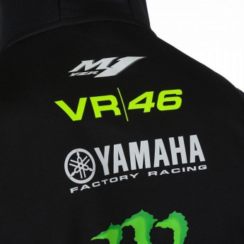 Valentino Rossi мъжки суитшърт с качулка VR46 - Yamaha black 2019