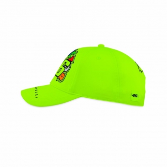 Valentino Rossi детска бейзболна шапка с козирка VR46 - The Doctor yellow 2022