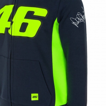 Valentino Rossi детски суитшърт с качулка VR46  -  Classic black 2022