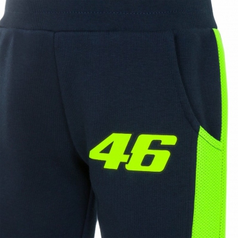 Valentino Rossi детски спортни панталони VR46  -  The Doctor black 2022