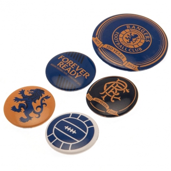 Rangers FC комплект значки Button Badge Set