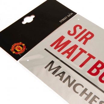 Manchester United метален знак Street Sign MB