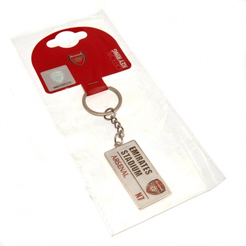 Arsenal FC висулка за ключодържател Embossed Street Sign Keyring