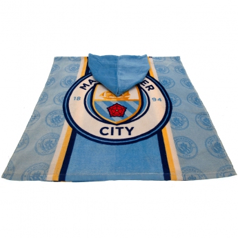 Manchester City детско пончо Kids Hooded Poncho