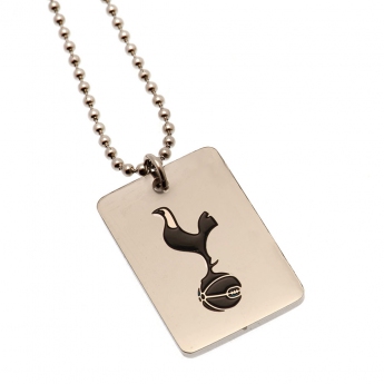 Tottenham Hotspur кучешка табелка на врата Enamel Crest Dog Tag & Chain
