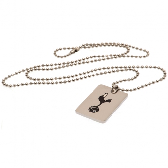Tottenham Hotspur кучешка табелка на врата Enamel Crest Dog Tag & Chain