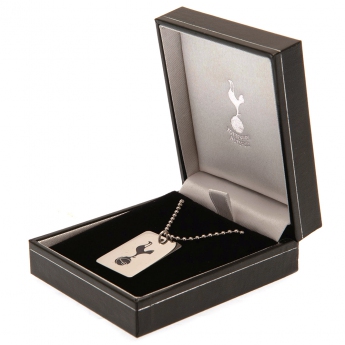 Tottenham Hotspur кучешка табелка на врата Enamel Crest Dog Tag & Chain