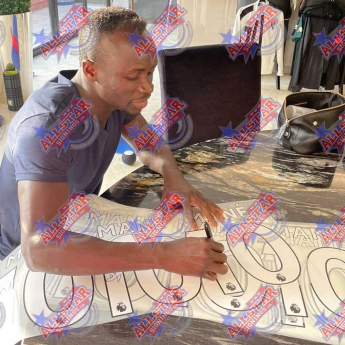 Легенди футболна фланелка Liverpool 2020-21 Mane Signed Shirt