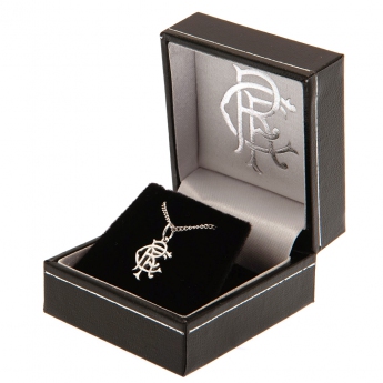 Rangers FC колие с висулка Sterling Silver Pendant & Chain Small