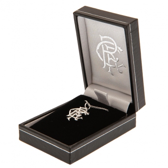 Rangers FC колие с висулка Sterling Silver Pendant & Chain Medium
