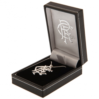 Rangers FC колие с висулка Sterling Silver Pendant & Chain Fixed
