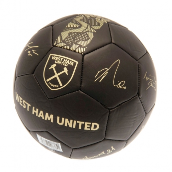 West Ham United мини футболна топка Signature Gold PH size 1