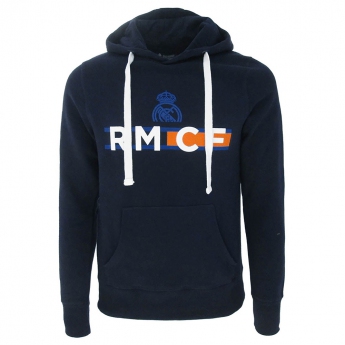 Real Madrid CF мъжки суитшърт с качулка rmcf navy