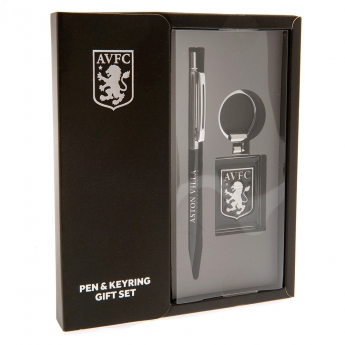 Aston Villa комплект висулка за ключове и химикал Pen & Keyring Set