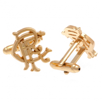 Rangers FC копчета за ръкавели Gold Plated RFC Cufflinks