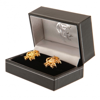 Rangers FC копчета за ръкавели Gold Plated RFC Cufflinks