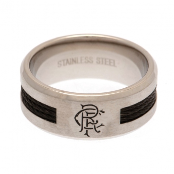 Rangers FC пръстен Black Inlay Ring Medium