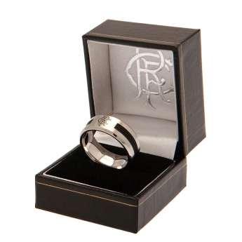 Rangers FC пръстен Black Inlay Ring Medium