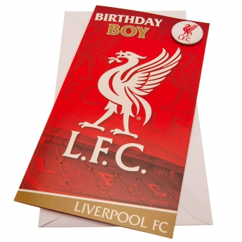 Liverpool FC картичка за рожден ден Birthday boy