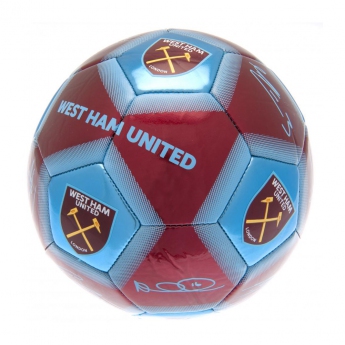 West Ham United мини футболна топка Skill Ball Signature size 1