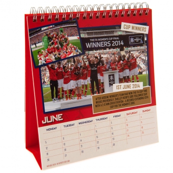 Arsenal FC календар Desktop Calendar 2023