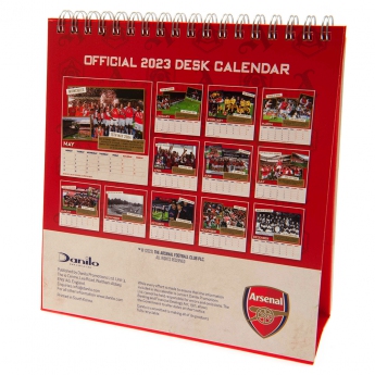 Arsenal FC календар Desktop Calendar 2023
