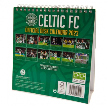 Celtic FC календар Desktop Calendar 2023