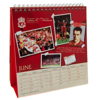 Liverpool FC календар Desktop Calendar 2023