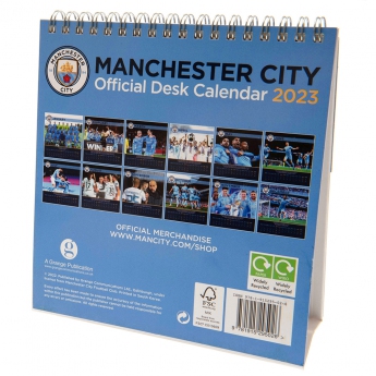 Manchester City календар Desktop Calendar 2023