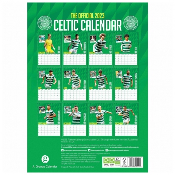 Celtic FC календар A3 Calendar 2023