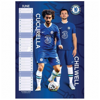 Chelsea FC календар A3 Calendar 2023