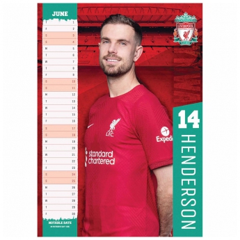 Liverpool FC календар A3 Calendar 2023