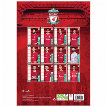 Liverpool FC календар A3 Calendar 2023