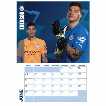 Manchester City календар A3 Calendar 2023