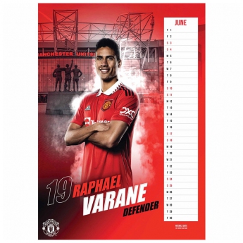 Manchester United календар A3 Calendar 2023