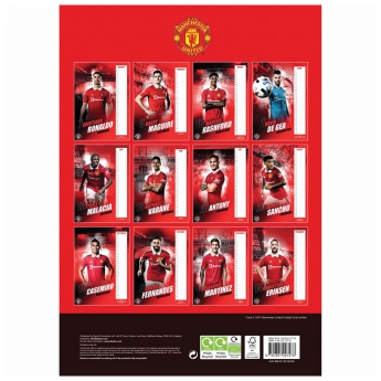 Manchester United календар A3 Calendar 2023