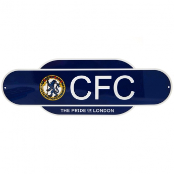 Chelsea FC табела за стена Colour Retro Sign
