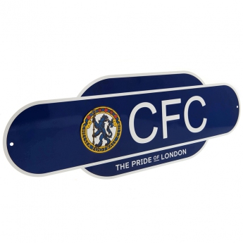 Chelsea FC табела за стена Colour Retro Sign