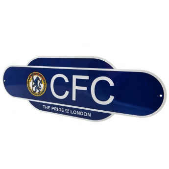 Chelsea FC табела за стена Colour Retro Sign