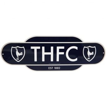 Tottenham Hotspur табела за стена Colour Retro Sign