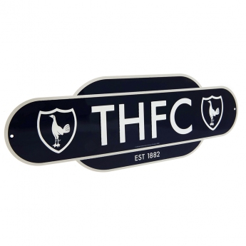 Tottenham Hotspur табела за стена Colour Retro Sign