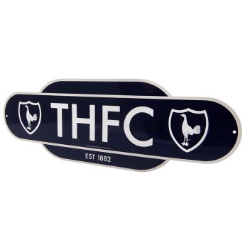 Tottenham Hotspur табела за стена Colour Retro Sign